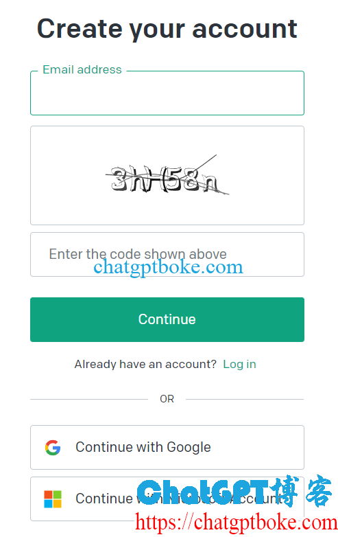 ChatGPT帐号注册
