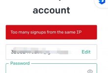 ChatGPT Too many signups from the same IP的原因和解决方法-ChatGPT博客