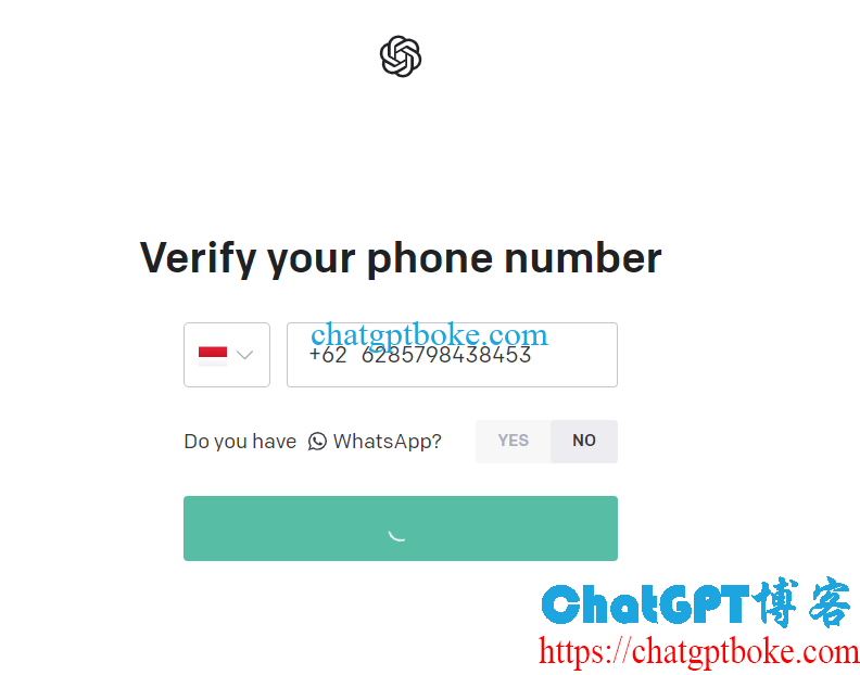 ChatGPT手机验证码发不出去