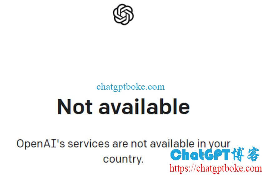 OpenAI's services are not available in your country