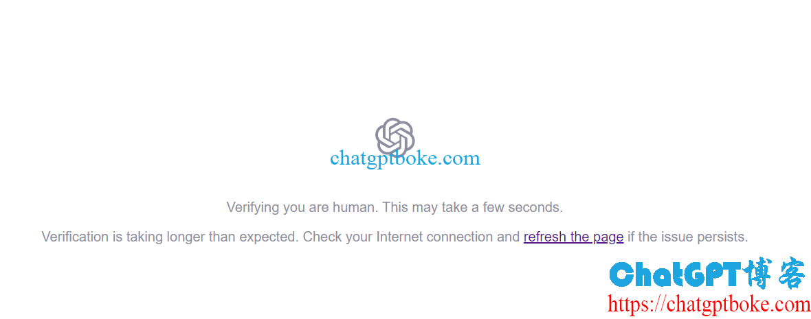 ChatGPT Verifying you are human