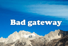 ChatGPT Bad gateway用不了怎么办？-ChatGPT博客